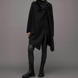 All Saints City Monument Coat Black US Size 4